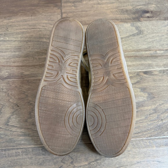 Sam Edelman Gold Metallic Leather Sneaker Women's Fashion Shoes Size 10M - Picture 7 of 7